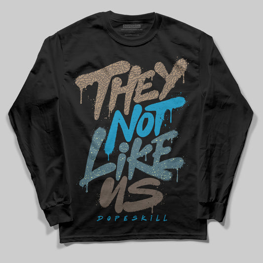 Jordan 3 GS “We Outside” DopeSkill Long Sleeve T-Shirt They Not Like Us Graphic Streetwear - Black