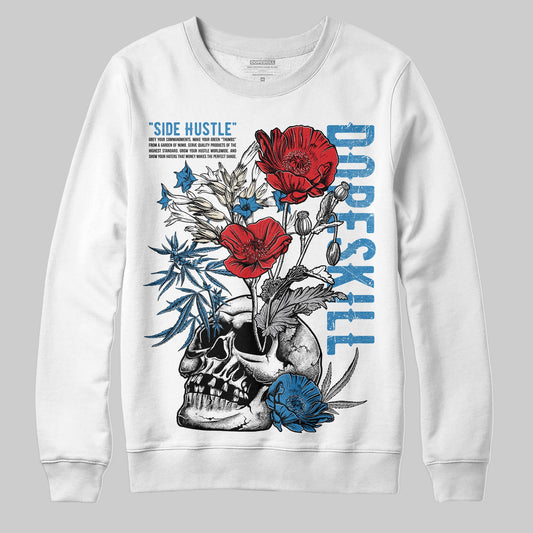 Jordan 3 Retro OG Rare Air DopeSkill Sweatshirt Side Hustle Graphic Streetwear - White