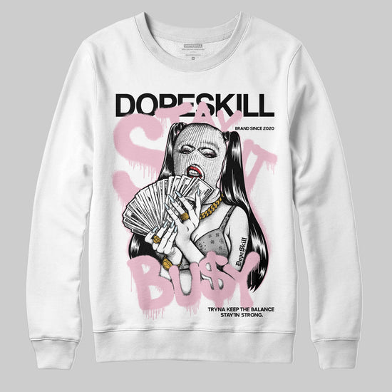 Jordan 5 OG “35th Anniversary” DopeSkill Sweatshirt Stay It Busy Graphic Streetwear - White
