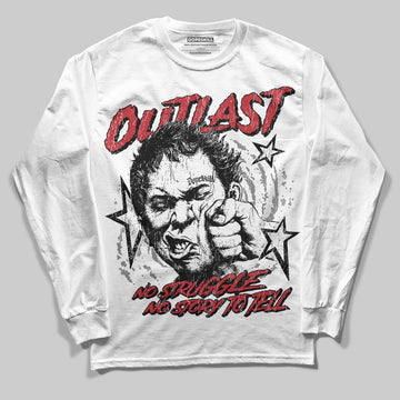 Jordan 8 Retro Bugs Bunny (2025) DopeSkill Long Sleeve T-Shirt Outlast Graphic Streetwear - White