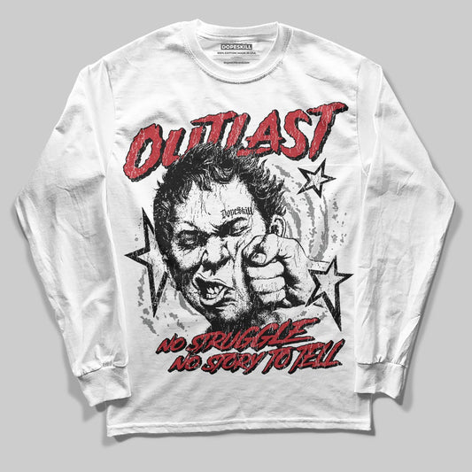 Jordan 8 Retro Bugs Bunny (2025) DopeSkill Long Sleeve T-Shirt Outlast Graphic Streetwear - White