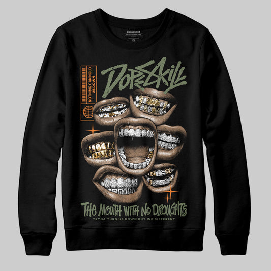 Jordan 4 Retro OG SP Undefeated (2025) DopeSkill Sweatshirt The Mouth With No Droughts Graphic Streetwear - Black