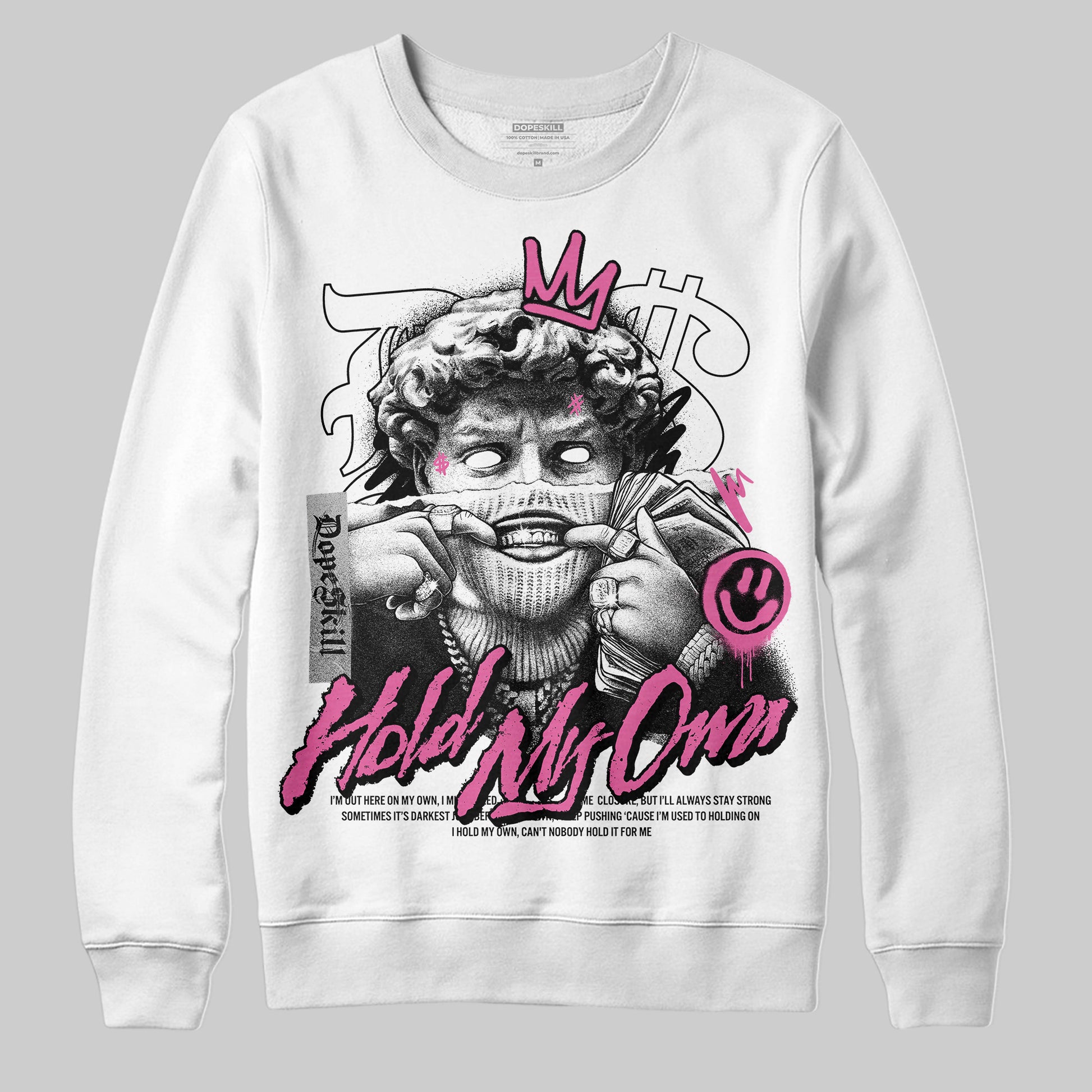 Asics Gel-Kayano 14 ‘Cream Sweet Pink’ DopeSkill Sweatshirt In My Way Graphic Streetwear - White