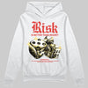 Red Sneakers DopeSkill Hoodie Risk Is Better Than Regret Graphic Streetwear - White 
