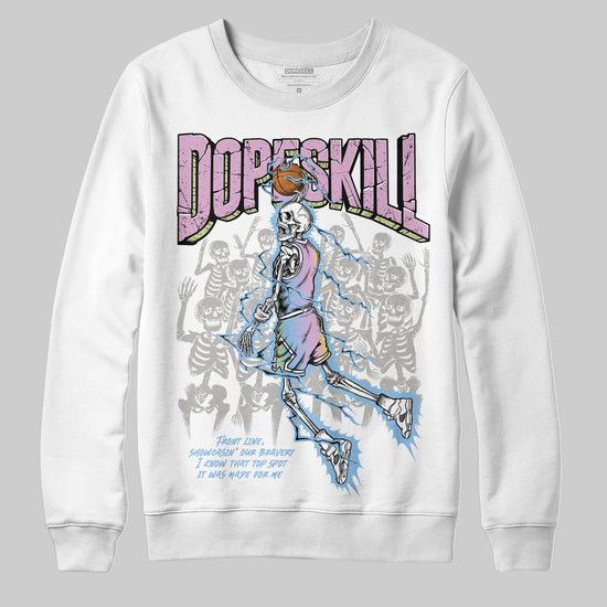 Jordan 5 “Year of the Snake” DopeSkill Sweatshirt Thunder Dunk Graphic Streetwear - White