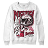 Jordan 1 Retro High '85 OG Metallic Burgundy DopeSkill Sweatshirt Mystery Ghostly Grasp Graphic Streetwear - White