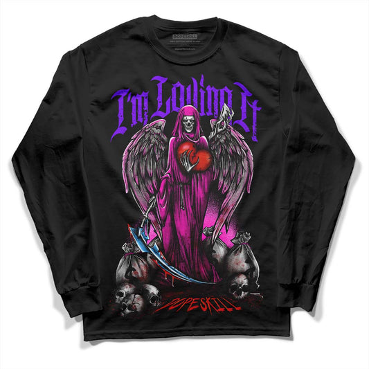 Dunk Low GS “Active Fuchsia” DopeSkill Long Sleeve T-Shirt New I'm Loving It Graphic Streetwear - Black