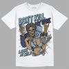 Jordan 1 Mid Diffused Blue DopeSkill T-Shirt Don't Kill My Vibe  Graphic Streetwear - White 