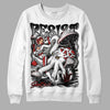 Jordan 14 "Black/White" DopeSkill Sweatshirt Resist Graphic Streetwear - White