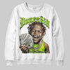 Neon Green Sneakers DopeSkill Sweatshirt Money Loves Me Graphic Streetwear - White