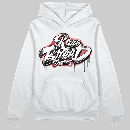 Jordan 11 “Bred Velvet” DopeSkill Hoodie Sweatshirt Rare Breed Type Graphic Streetwear - White