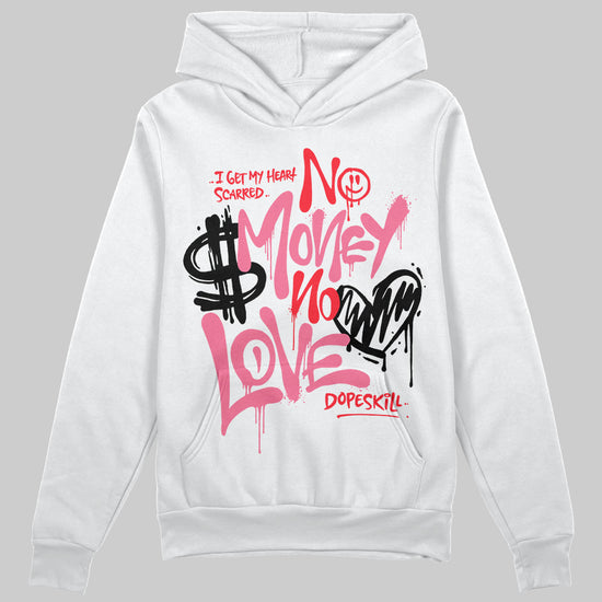 Diesel Pink S - Serendipity Pro-X1 Trainers DopeSkill Hoodie Sweatshirt No Money No Love Typo Graphic Streetwear - White