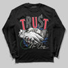 Jordan 11 Retro 285 Atlanta DopeSkill Long Sleeve T-Shirt Trust No One Graphic Streetwear - Black