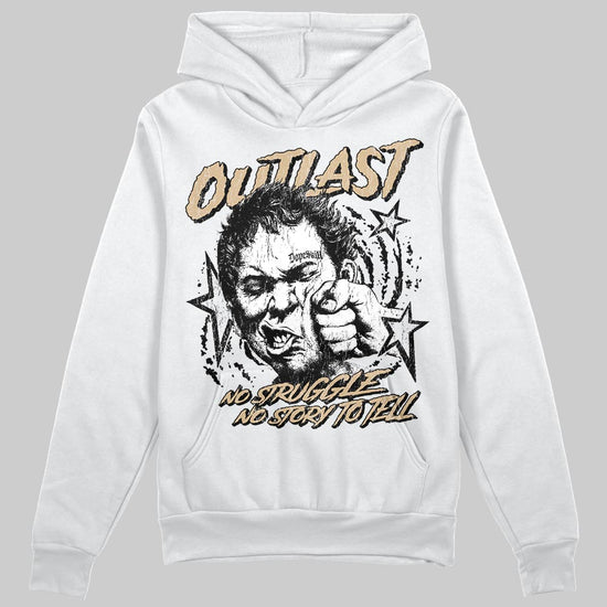 TAN Sneakers DopeSkill Hoodie Outlast Graphic Streetwear - White