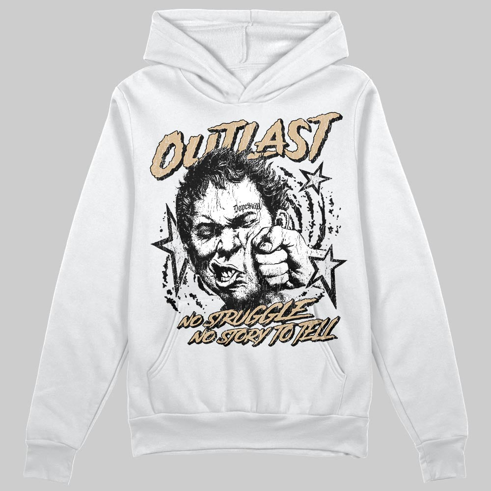 TAN Sneakers DopeSkill Hoodie Outlast Graphic Streetwear - White