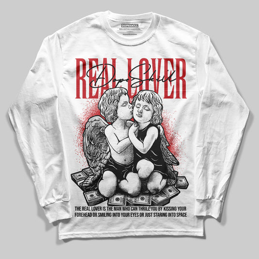 Jordan 11 “Bred Velvet” DopeSkill Long Sleeve T-Shirt Real Lover Graphic Streetwear - White