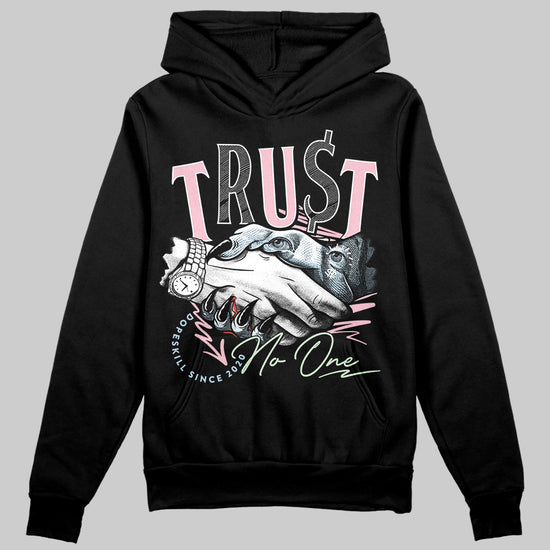 Jordan 4 Retro Valentine's Day (2026) (GS) DopeSkill Hoodie Sweatshirt Trust No One Graphic Streetwear - black