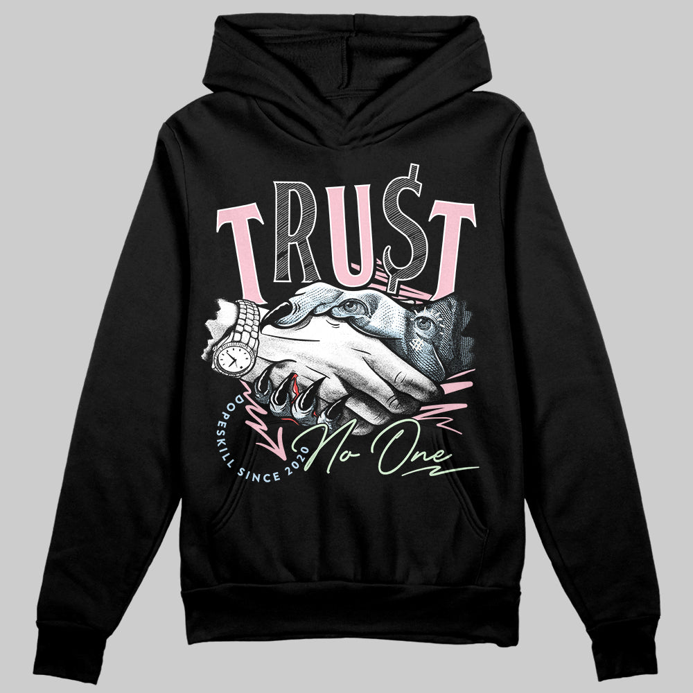 Jordan 4 Retro Valentine's Day (2026) (GS) DopeSkill Hoodie Sweatshirt Trust No One Graphic Streetwear - black