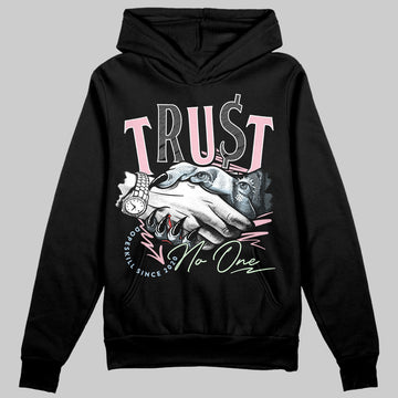 Jordan 4 Retro Valentine's Day (2026) (GS) DopeSkill Hoodie Sweatshirt Trust No One Graphic Streetwear - black