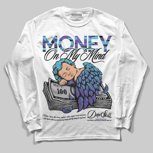 Jordan 8 Retro 'Aqua' 2025 DopeSkill Long Sleeve T-Shirt MOMM Graphic Streetwear - White