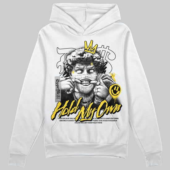 Jordan 4 Thunder DopeSkill Hoodie Sweatshirt New Hold My Own Graphic Streetwear - White