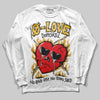 Jordan 12 "Phantom" DopeSkill Long Sleeve T-Shirt Crying Heart Graphic Streetwear - White