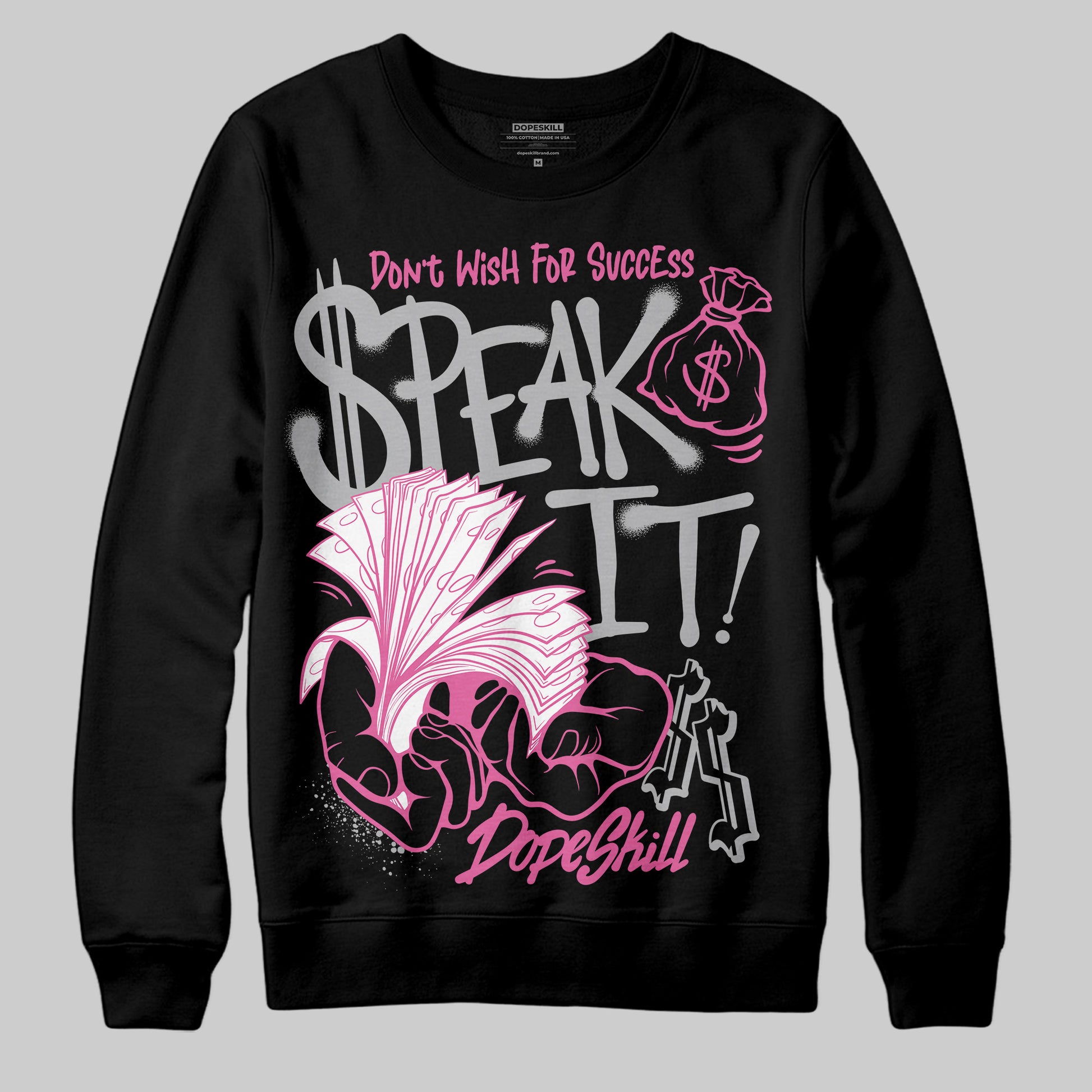 Asics Gel-Kayano 14 ‘Cream Sweet Pink’ DopeSkill Sweatshirt Speak It Graphic Streetwear - Black