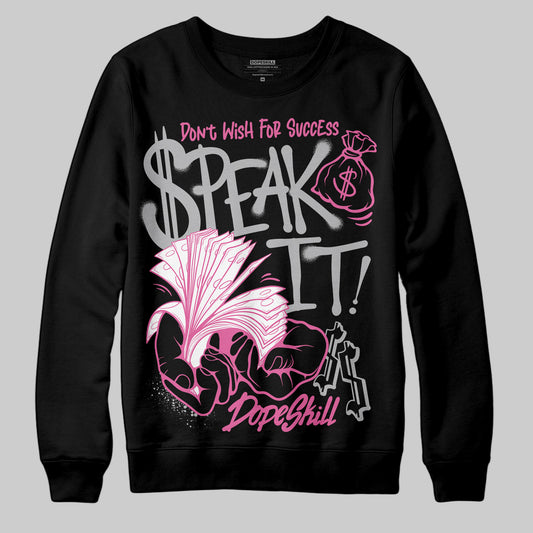 Asics Gel-Kayano 14 ‘Cream Sweet Pink’ DopeSkill Sweatshirt Speak It Graphic Streetwear - Black