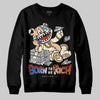 Jordan 17 Retro Low SP Infinite Archives DopeSkill Sweatshirt Born To Be Rich Graphic Streetwear - Black