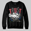 Jordan 11 Retro 285 Atlanta DopeSkill Sweatshirt Trust No One Graphic Streetwear - black