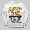 Yellow Sneakers DopeSkill Long Sleeve T-Shirt No Rules Graphic Streetwear -= White