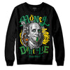 Green Sneakers DopeSkill Sweatshirt Money Don't Lie Graphic Streetwear - Black