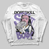 Jordan 11 "Mojave" DopeSkill Long Sleeve T-Shirt Stay It Busy Graphic Streetwear - White