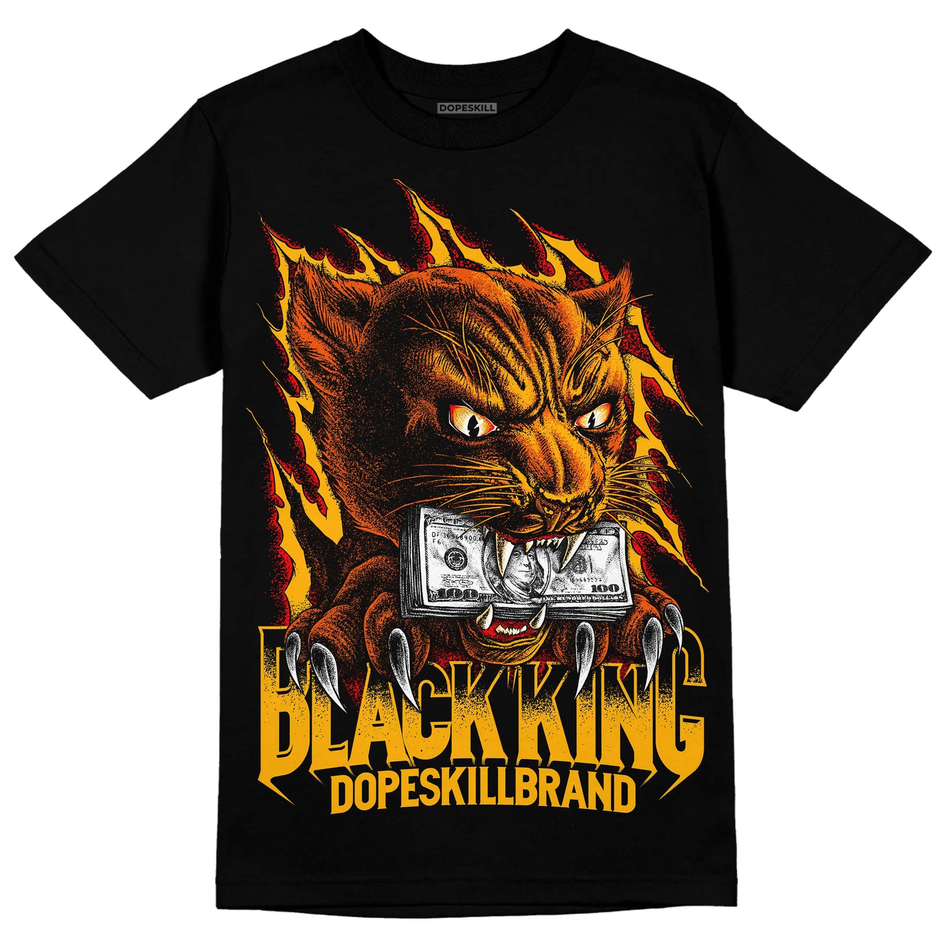 Dunk Low Championship Goldenrod (2021) DopeSkill T-Shirt Black King Graphic Streetwear - Black