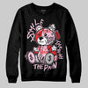 Awake NY x Air Jordan 5 Arctic Pink DopeSkill Sweatshirt Smile Through The Pain Graphic Streetwear - Black