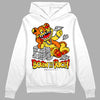 Jordan 4 Thunder DopeSkill Hoodie Sweatshirt Born To Be Rich Graphic Streetwear - White