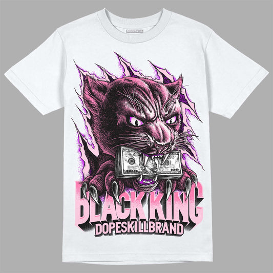 Dunk Low LX Pink Foam DopeSkill T-Shirt Black King Graphic Streetwear - White