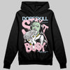 Jordan 4 Retro Valentine's Day (2026) (GS) DopeSkill Hoodie Sweatshirt Stay It Busy Graphic Streetwear - Black