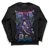 Jordan 3 Dark Iris DopeSkill Long Sleeve T-Shirt Life or Die Graphic Streetwear - Black