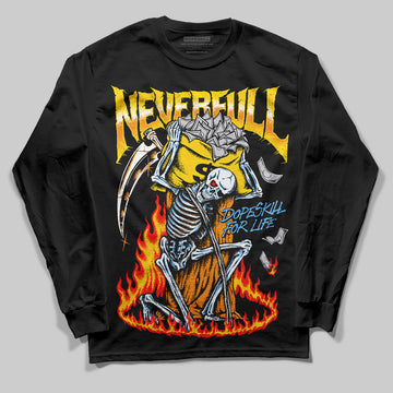 Jordan 6 “Yellow Ochre” DopeSkill Long Sleeve T-Shirt NeverFull Graphic Streetwear - Black