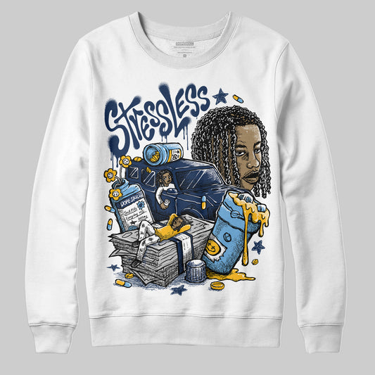 Jordan 4 Retro ‘Dunk From Above’ DopeSkill Sweatshirt Stressless Graphic Streetwear - White