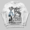 Jordan 10 OG “Steel” DopeSkill Long Sleeve T-Shirt Broken Bones Graphic Streetwear - WHite
