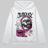 Pink Sneakers DopeSkill Hoodie Sweatshirt Jealousy Graphic Streetwear - White 