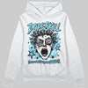 Jordan 11 Retro Gamma Blue (2025) DopeSkill Hoodie Sweatshirt Root of Evil Graphic Streetwear - White