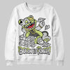 Jordan 4 GS “Light Lemon Twist” DopeSkill Sweatshirt Born To Be Rich Graphic Streetwear - White