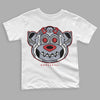 Jordan 4 “Bred Reimagined”  DopeSkill Toddler Kids T-shirt Monk Graphic Streetwear - White 