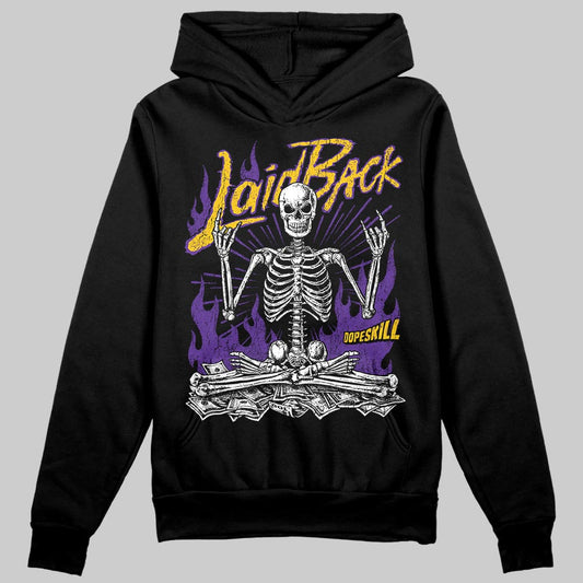 PURPLE Sneakers DopeSkill Hoodie Laid Back Graphic Streetwear - black