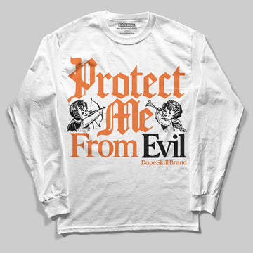 Jordan 3 “Starfish” DopeSkill Long Sleeve T-Shirt Protect Me From Evil Graphic Streetwear - White