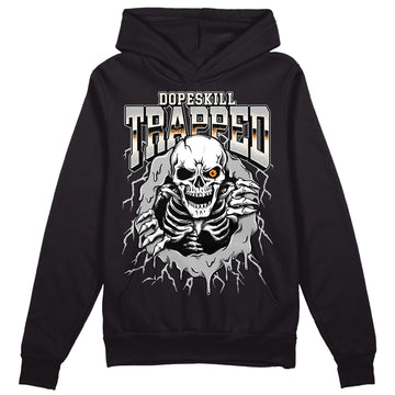 Dunk Low Cool Grey DopeSkill Hoodie Sweatshirt Trapped Halloween Graphic Streetwear - Black