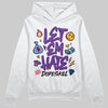 PURPLE Sneakers DopeSkill Hoodie Sweatshirt Let 'em Hate Graphic Streetwear - White